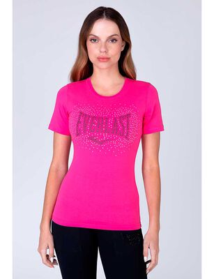 Imagen 1 del producto Polera M/C Deportiva Mujer Everlast Fucsia, Melange, Negro, White