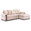 Sof&aacute; Seccional Living Factory Arizona 4 Cuerpos Beige