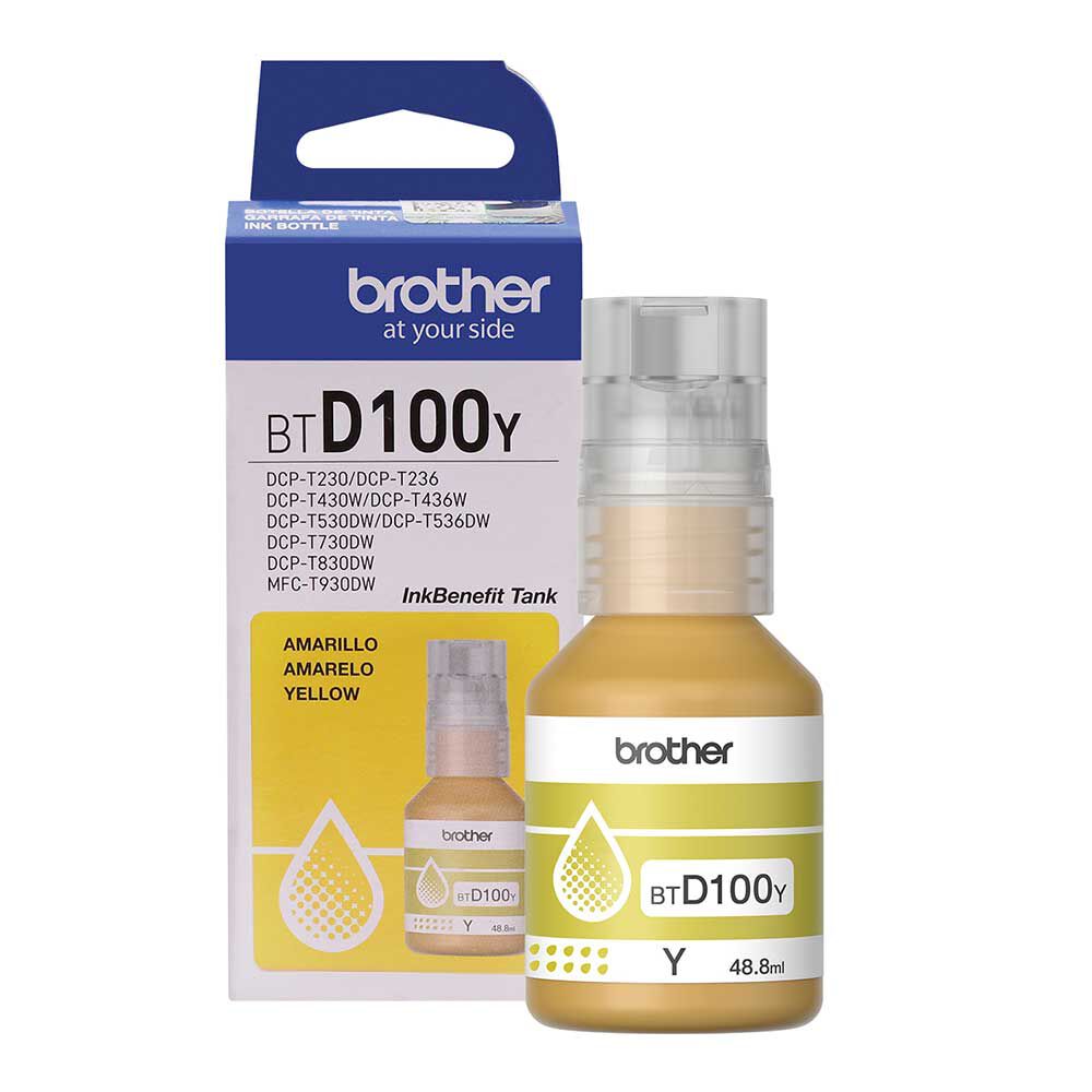 Tinta Brother BTD100Y Amarillo