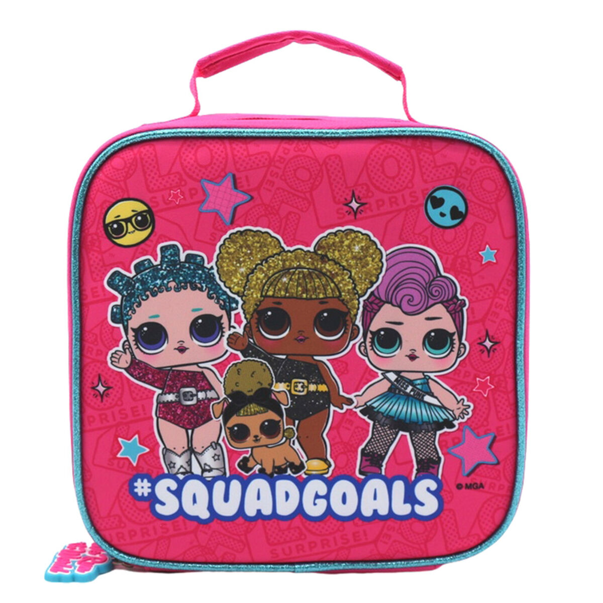 Pack 1 Mochila con Ruedas + 1 Lonchera + 1 Estuche L.O.L Suprise