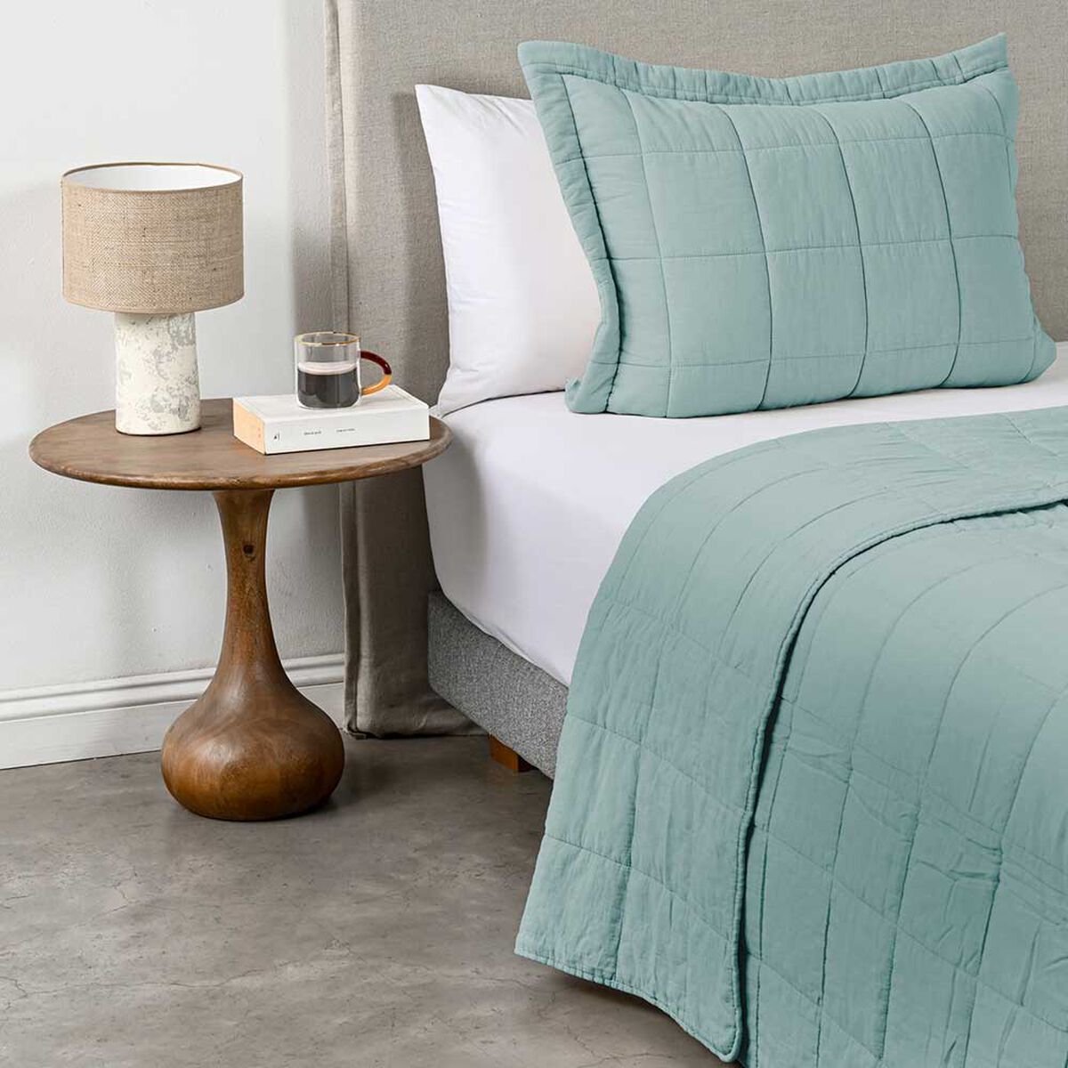 Quilt Cannon 1.5 Plazas Block Sage