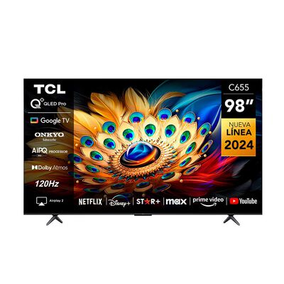 QLED 98" TCL C655 Smart TV 4K UHD