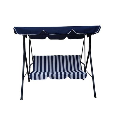 Imagen 1 del producto Sillón Columpio para Terraza Casanova 3 Cuerpos Azul Blanco
