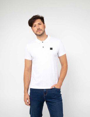 Imagen 1 del producto Polera Piqué Manga Corta Hombre Zibel Beige, Blanco, Grafito