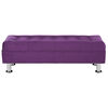 Banqueta Felpa Bodevir Lisboa 2 Cuerpos Morado