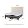 Cama Europea CIC Base Dividida 2 Plazas Balance + Respaldo Tiber