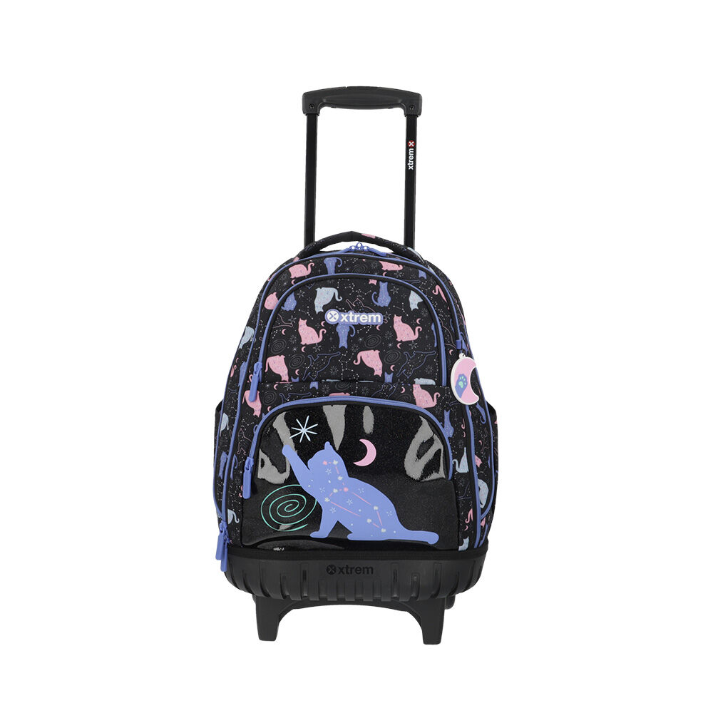 Mochila con ruedas Xtrem Cross 2.0 5XT Negro/Púrpura | Abc