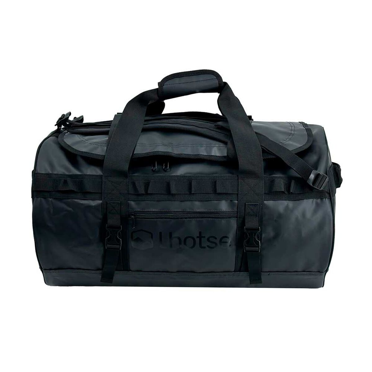 Pack Bolso Duffel 60 Lts Black + Banano Impermeable Lhotse