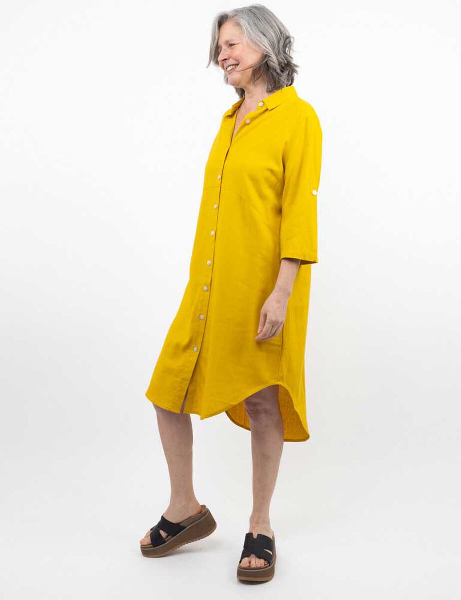 Vestido Midi Manga Larga Mujer Portman Club