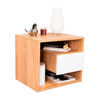 Velador Tuhome Bud 1 Caj&oacute;n Fresno Blanco
