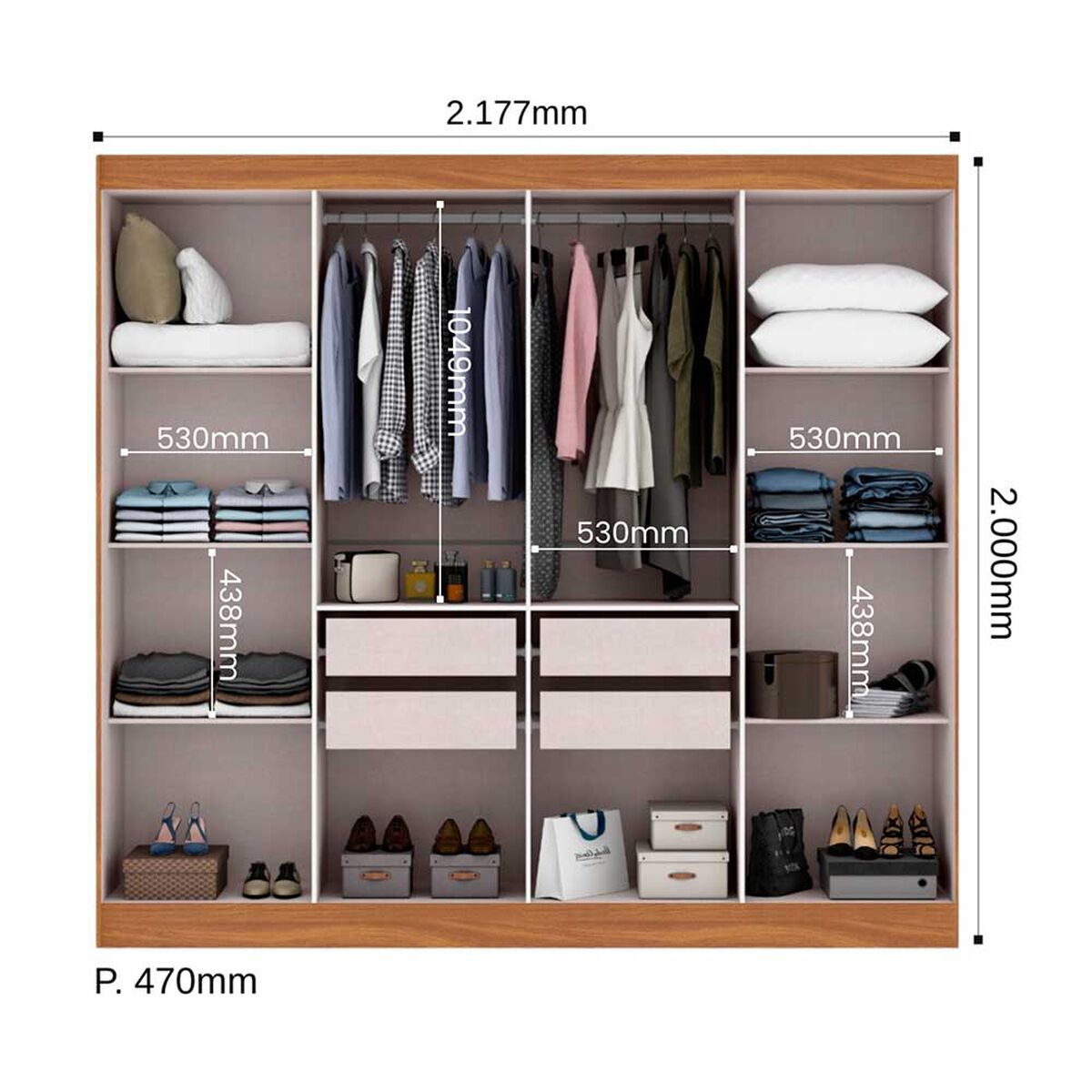 Closet Holanda 8P 4C