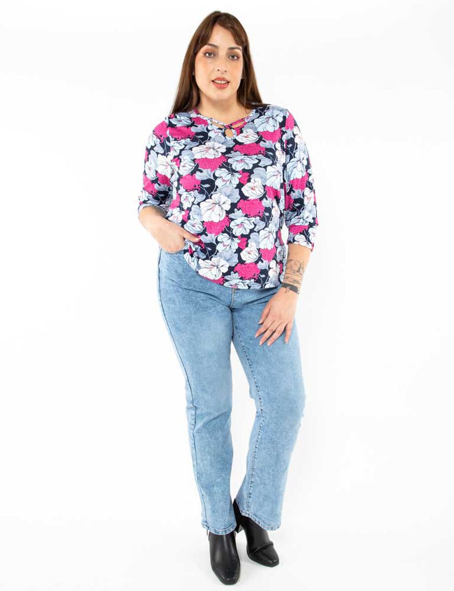 Polera Manga 3/4 Mujer Extralindas