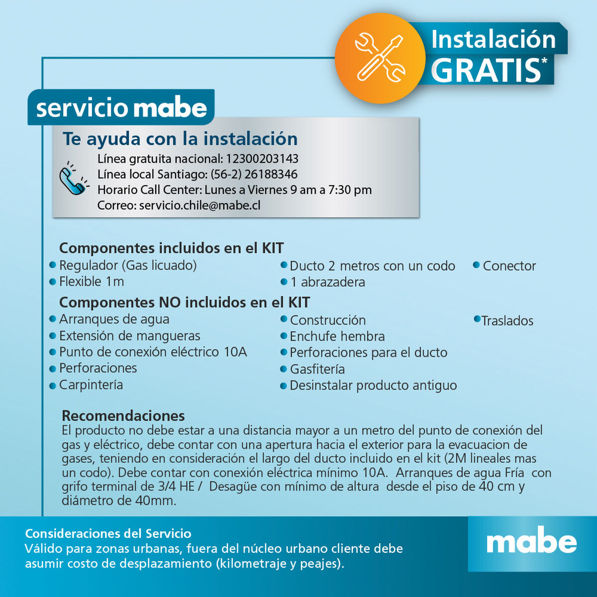 Centro de Lavado Mabe MCL2040PSDG0 17/12 kg.