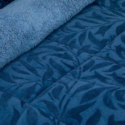 Imagen 2 del producto Cubrecama Doral 1,5 Plazas Azul Outboss Sherpa