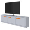 Rack TV Vekkahome Momo Hasta 70" Gris