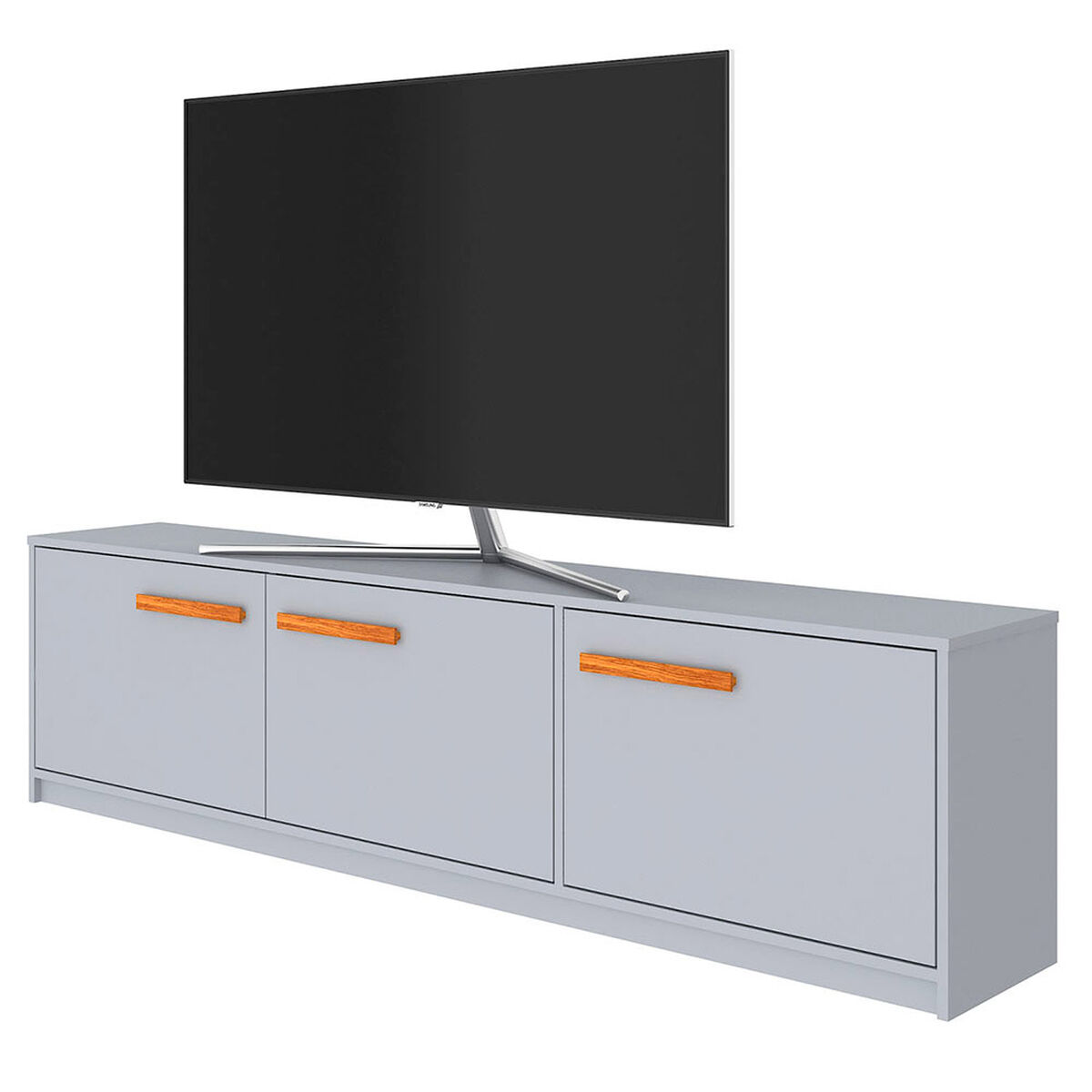 Rack TV Vekkahome Momo Hasta 70" Gris