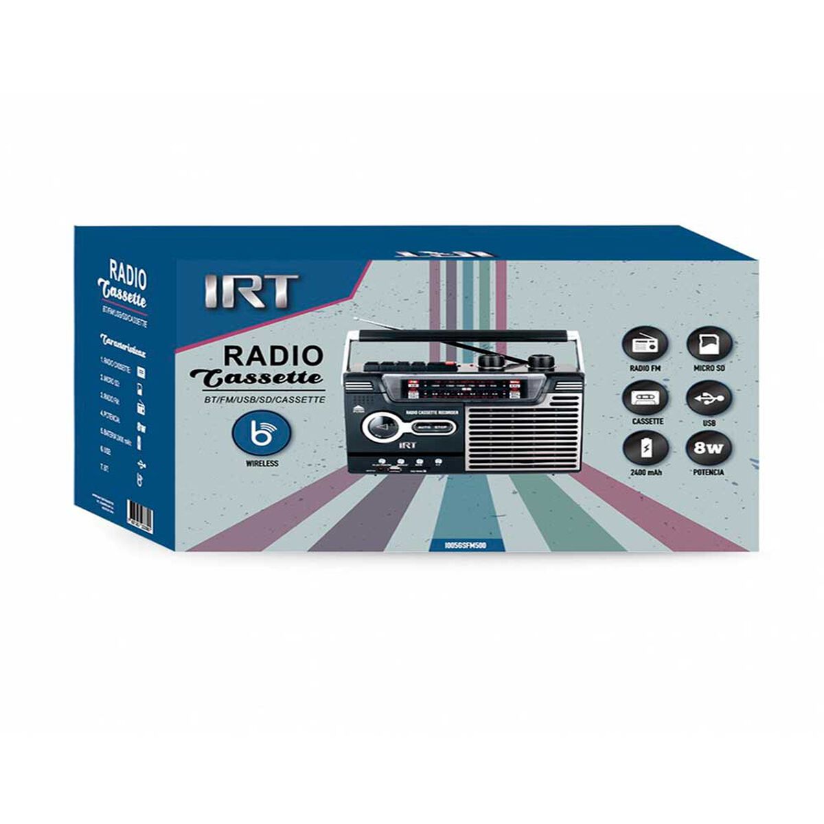 Parlante Bluetooth IRT I005GSFM500 Negra