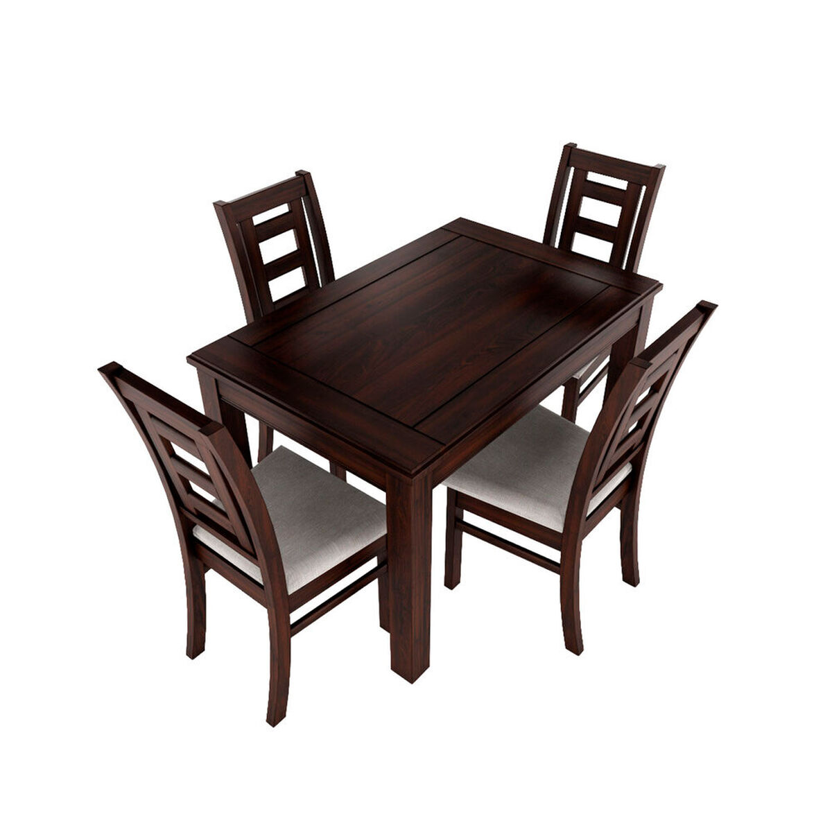 Juego de Comedor Muebles Hema Sevilla 4 Silla Chocolate