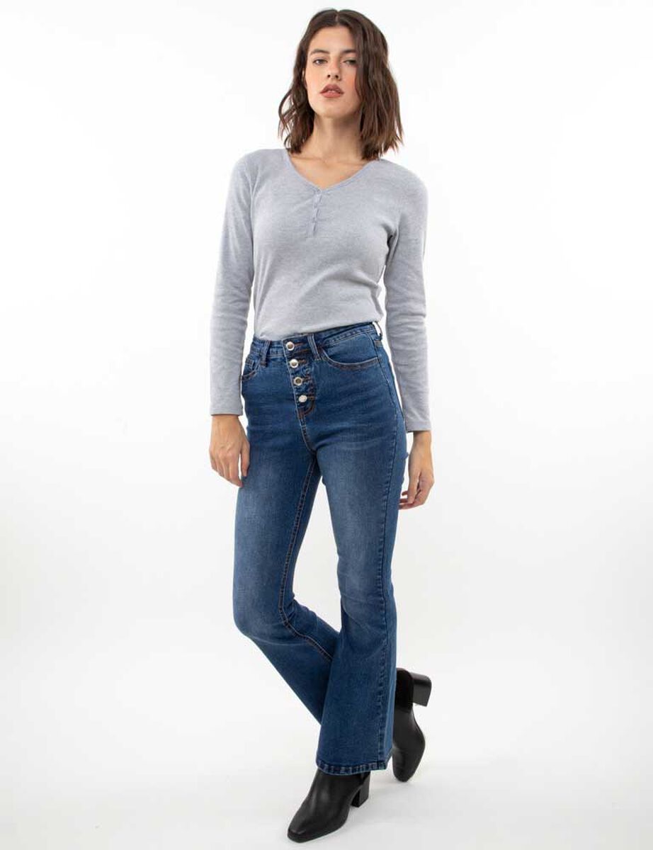 Jeans Flare Mujer Zibel