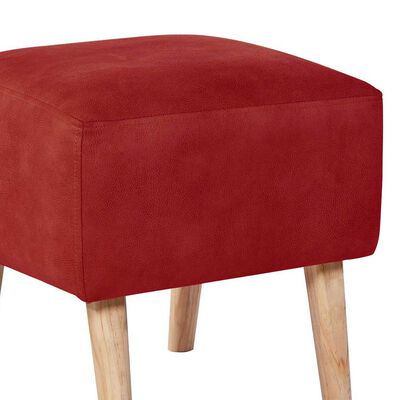Imagen 2 del producto Pouf Latam Home Burdeos Cuero Kentucky Rojo