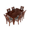 Juego de Comedor Muebles Hema Sevilla 6 Sillas Nogal