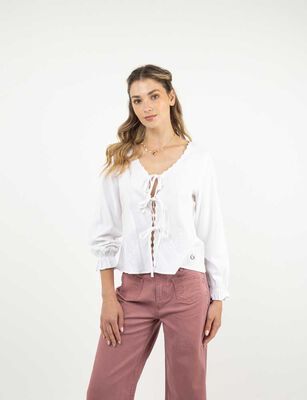 Imagen 1 del producto Blusa Manga Larga Mujer Alma Blanco