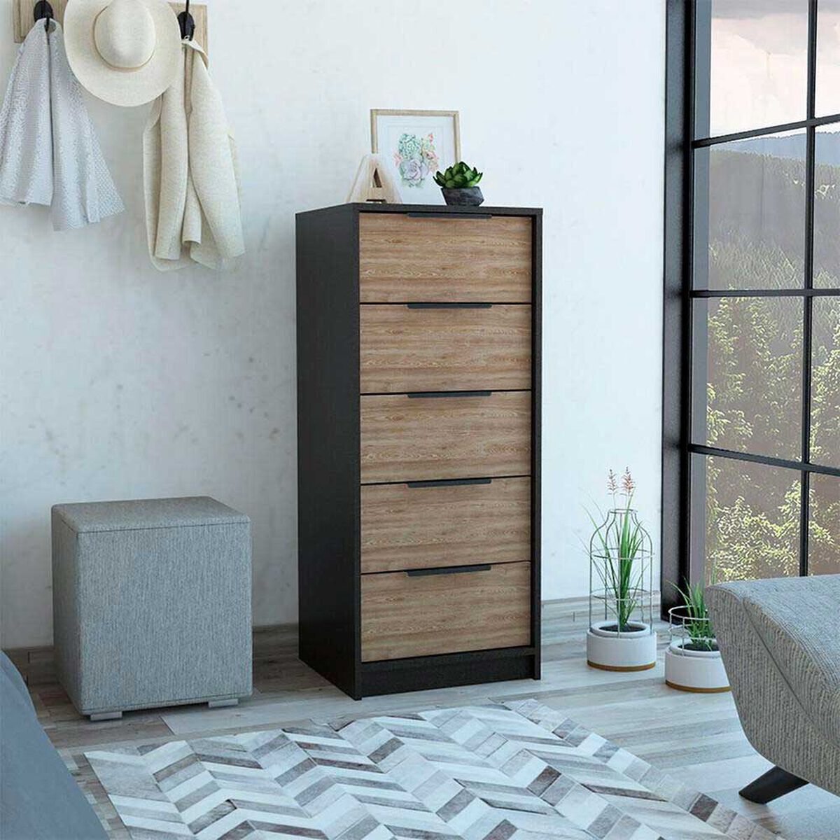 C&oacute;moda TuHome Kaia 5 Cajones