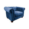 Sof&aacute; Latam Home Florencia 1 Cuerpo Azul Petr&oacute;leo