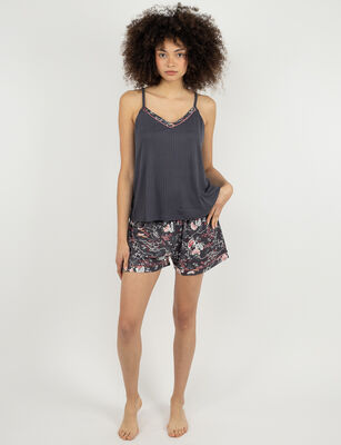 Imagen 2 del producto Conjunto Pijama Mujer Zibel Grafito, Rosado