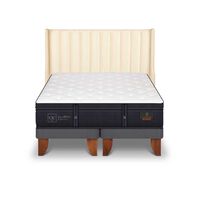 Cama Europea CIC Base Dividida Súper King Grand Premium + Respaldo Panaro