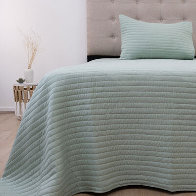 Quilt Doral 1,5 Plazas Lumi Marne Verde