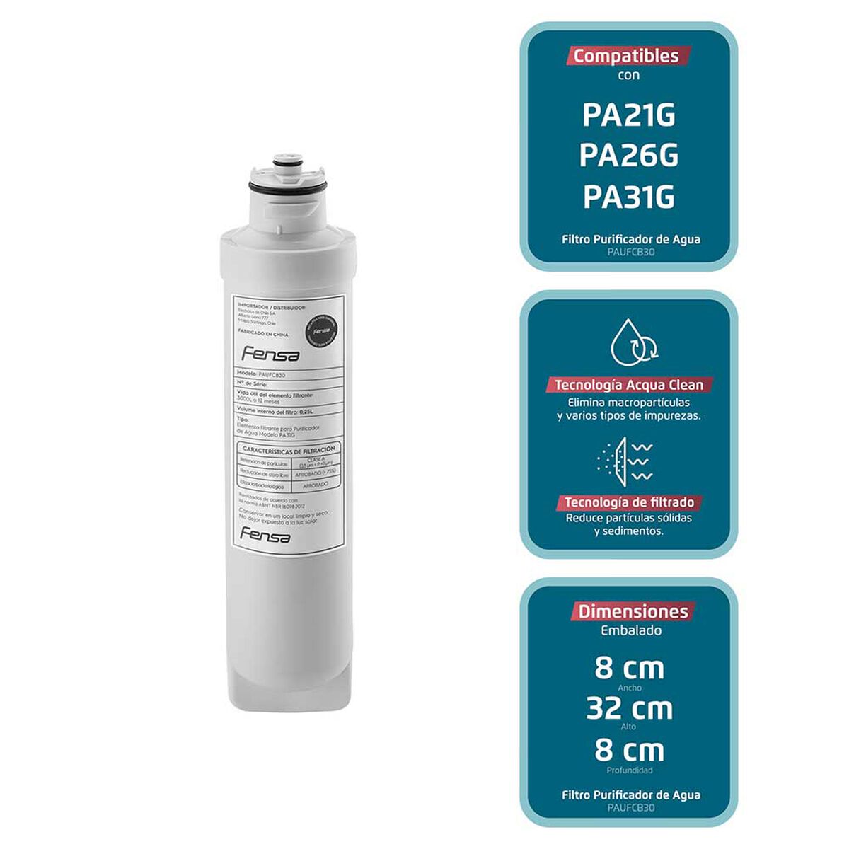 Filtro Purificador de Agua Fensa