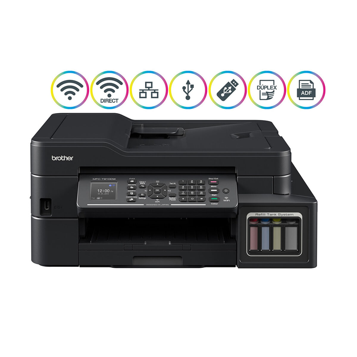 Multifuncional Brother Tinta Continua MFC-T910DW WiFi