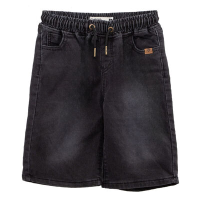 Imagen 1 del producto Bermuda de Algodón Niño Chess Negro, Denim