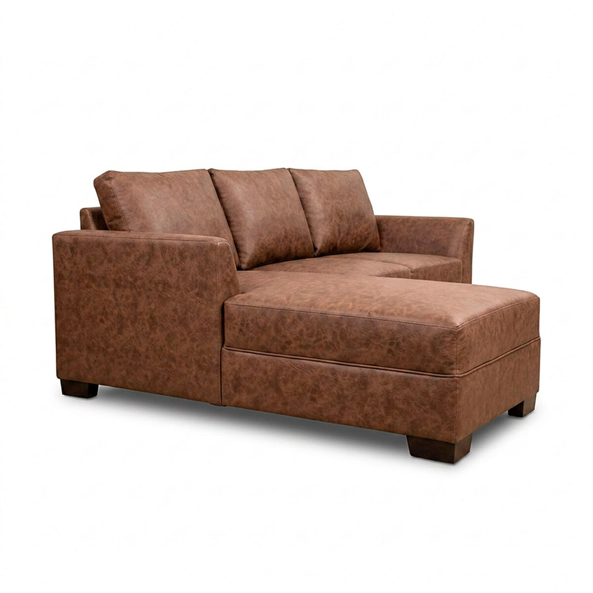 Seccional Izquierdo Muebles MPR Denver 4 Cuerpos Caf&eacute;