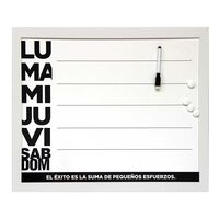 Pizarra Plástico Vgo Work 40 x 50 cm Blanco