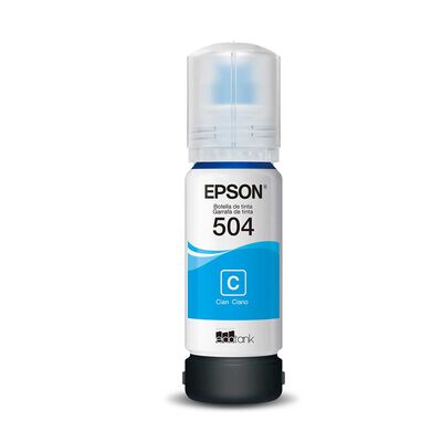 Tinta Epson T504 Cyan