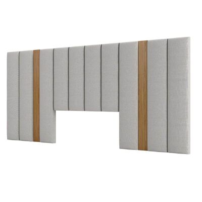 Imagen 1 del producto Respaldo Roca Super King Alcántara Gris