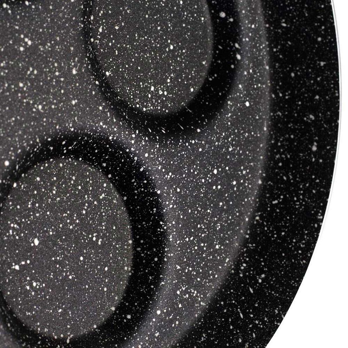 Sart&eacute;n  Huevera Aluminio Marmicoc Spring Negro 24 Cm