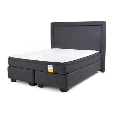 Imagen 1 del producto Cama Americana Drimkip Base Dividida 2 Plazas Eurotop + Respaldo
