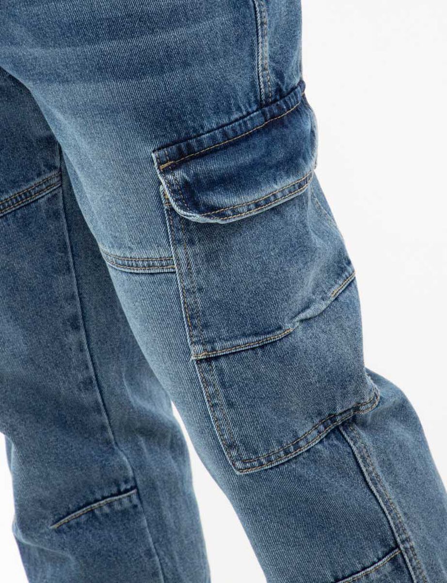 Pantalón Cargo Denim Hombre Fiorucci