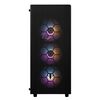 Gabinete BitFenix/ ​​Hades + Fuente de Poder 600W / 4 ventiladores/ Negro