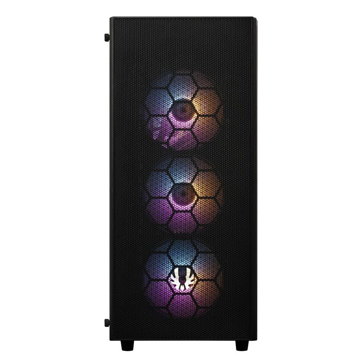 Gabinete BitFenix/ ​​Hades + Fuente de Poder 600W / 4 ventiladores/ Negro