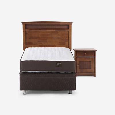 Boxet Rosen 1 Plaza Ergo T + Respaldo + Velador Veneto