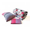 Combo Cama Europea CIC 1,5 Plazas New Titán + Set Maderas Casanova Nogal + Set Textiles + Almohada