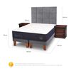 Cama Europea CIC Base Dividida S&uacute;per King S&uacute;per Premium + Respaldo + Veladores