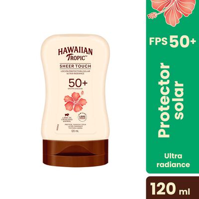 Protector Solar Hawaiian Tropic Sheer Touch Loci&oacute;n FPS 50+ 120 ml