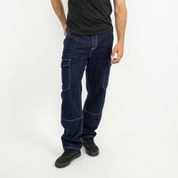 Pantalón Cargo Hombre Icono Azul, Beige, Cafe, Negro