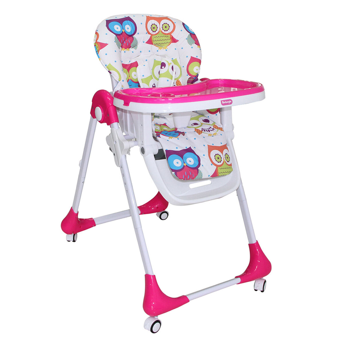 Silla de Comer Plegable Bebeglo RS-7085 Fucsia