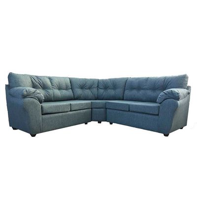 Sofá Seccional Muebles MPR Alerce 5 Verde Petróleo